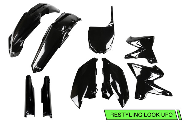 Full Plastic Kit black for Yamaha YZ 125 (2005-07) - YZ 250 (2005-07)